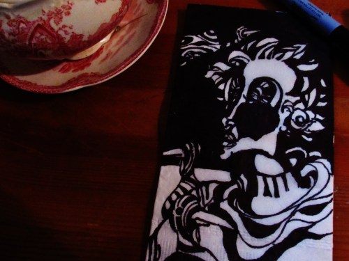 Classical Tea with an Abstract Lady