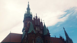 A beautiful non-touristy church on the other side of Vistula river.