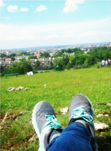 On the top of the hill ! What a peaceful view to see! :)