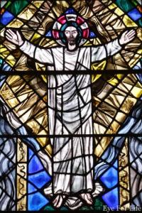 Stained Glass Window of Christ