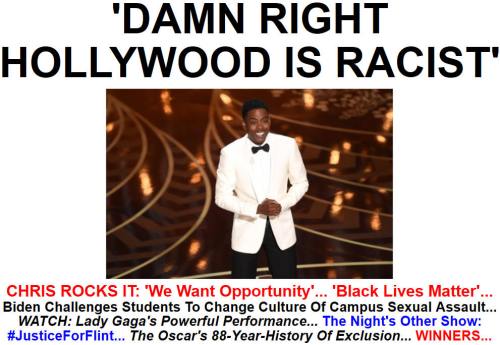 !!!!!BN2016-2-29'DAMN RIGHT HOLLYWOOD IS RACIST'1