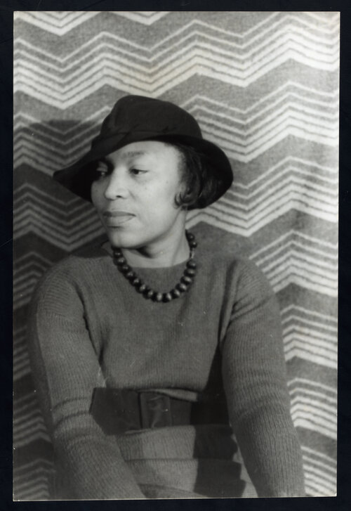 Portrait of Zora Neale Hurston by Carl Van Vechten in 1938, Courtesy of the University of Florida